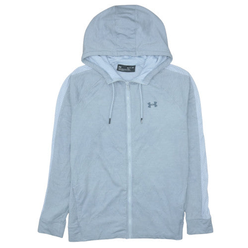 Under Armour Men's Grey XL Full Zip Hoodie Lightweight Sportswear