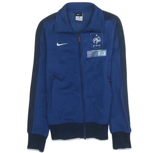 Nike Men's Blue France FFF Track Jacket Size M Athletic Fit