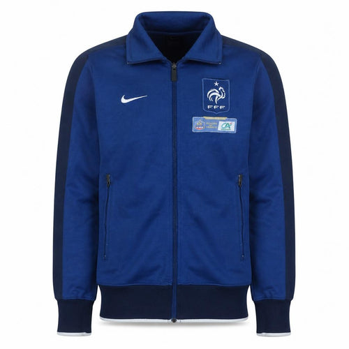 Nike Men's Blue France FFF Track Jacket Size M Athletic Fit