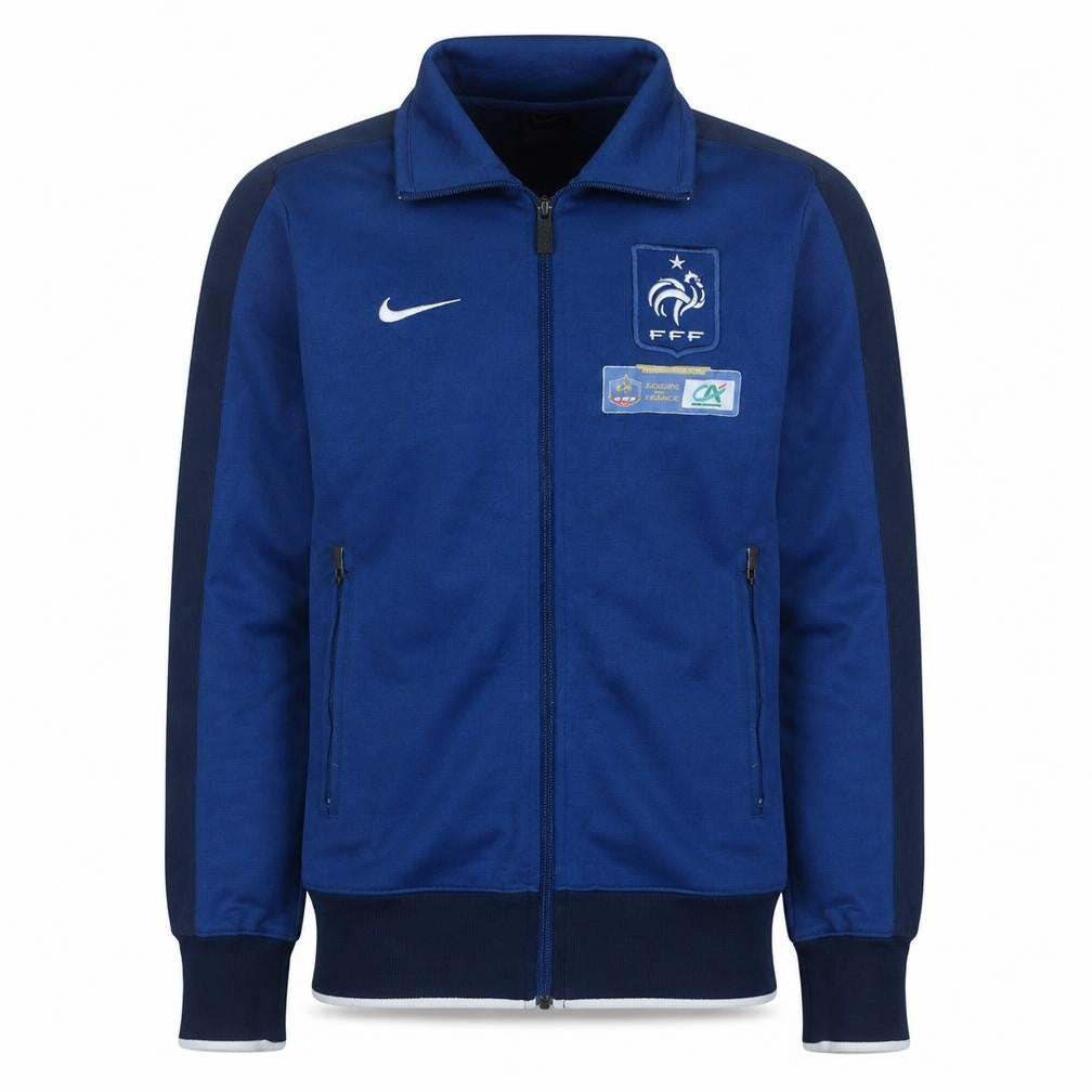 Nike Men's Blue France FFF Track Jacket Size M Athletic Fit