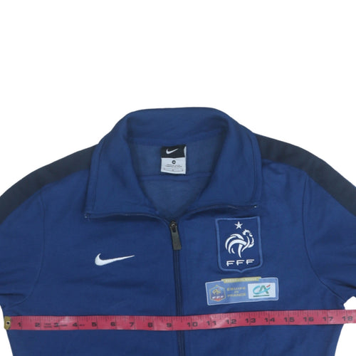 Nike Men's Blue France FFF Track Jacket Size M Athletic Fit