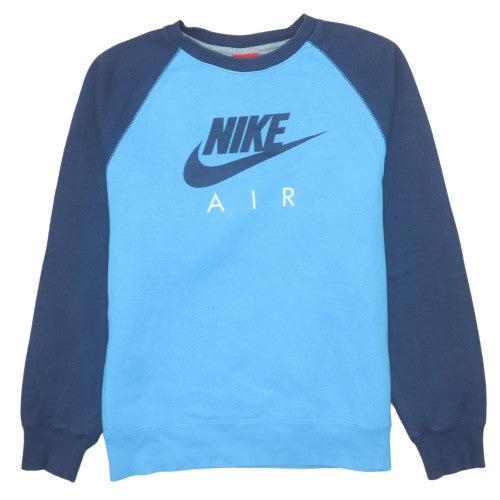 Nike Boys Blue Air Pullover Sweatshirt 13-15 Years Regular Fit Fleece