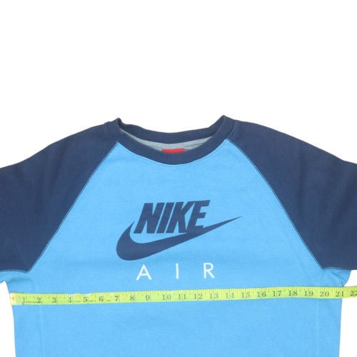 Nike Boys Blue Air Pullover Sweatshirt 13-15 Years Regular Fit Fleece