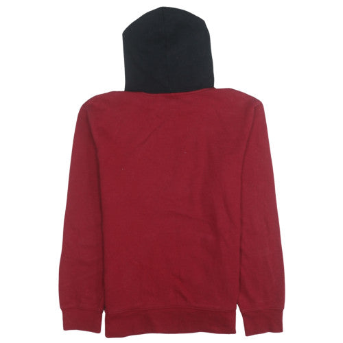Nike Jordan Boys Red & Black Pullover Hoodie L 158 Bold Graphic Fleece
