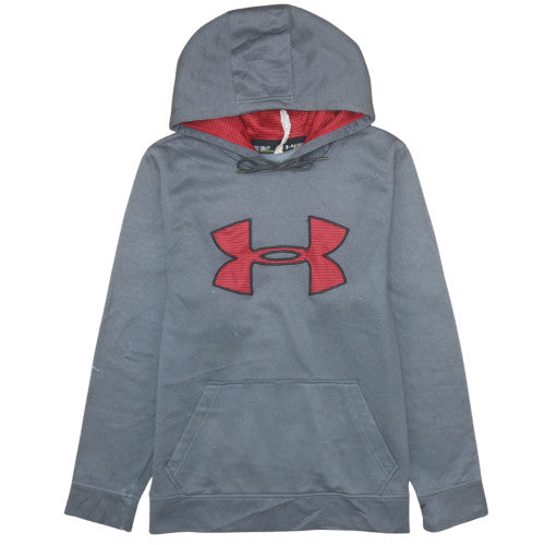 Under Armour Men's Grey Pullover Hoodie Size S Sports Fleece