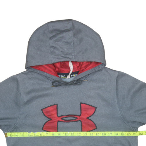 Under Armour Men's Grey Pullover Hoodie Size S Sports Fleece