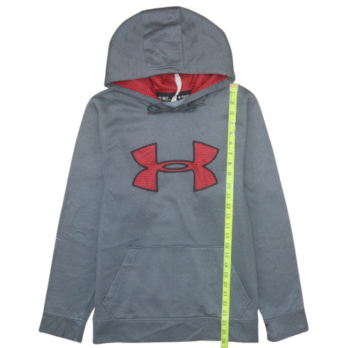 Under Armour Men's Grey Pullover Hoodie Size S Sports Fleece