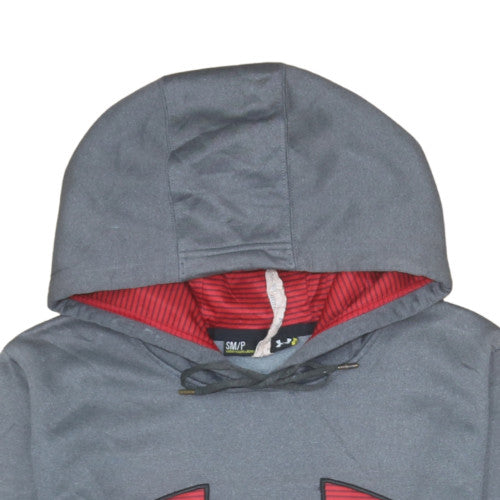 Under Armour Men's Grey Pullover Hoodie Size S Sports Fleece