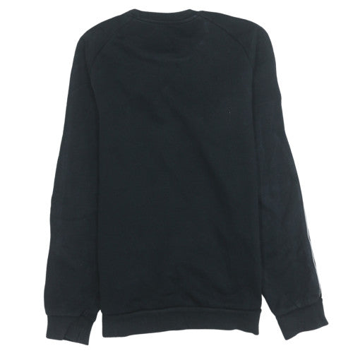 Adidas Men’s Black Small Pullover Crew Neck Sweatshirt