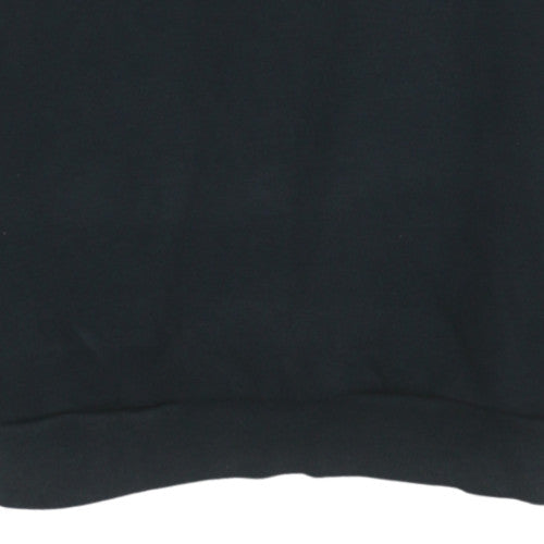 Adidas Men’s Black Small Pullover Crew Neck Sweatshirt