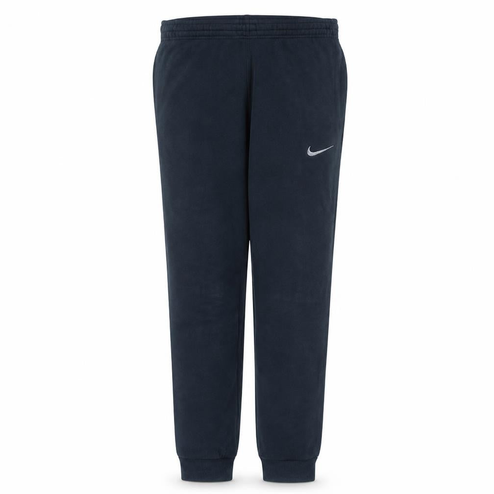 Front view of Nike Men's Black Small Jogger Sweatpants Fleece Activewear