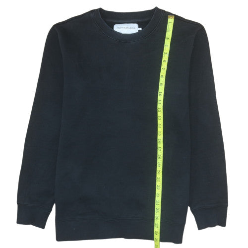 Calvin Klein Jeans Mens Black XL Crew Neck Pullover Sweatshirt