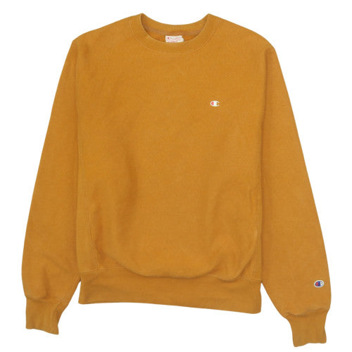 Champion Men's Brown Small Reverse Weave Pullover Sweatshirt