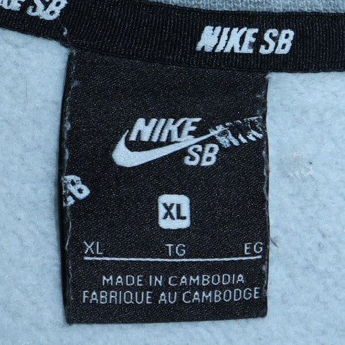 Nike SB Men's Grey XL Crew Neck Pullover Sweatshirt