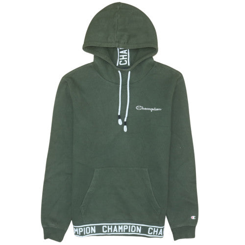 Champion Women’s Green Pullover Hoodie Medium Cotton Blend