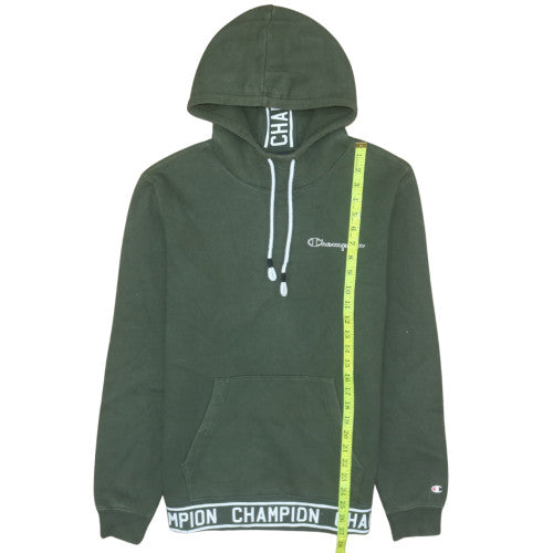 Champion Women’s Green Pullover Hoodie Medium Cotton Blend