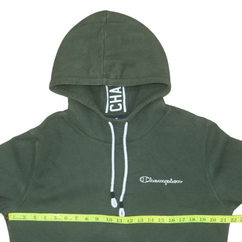Champion Women’s Green Pullover Hoodie Medium Cotton Blend