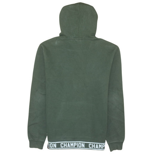 Champion Women’s Green Pullover Hoodie Medium Cotton Blend