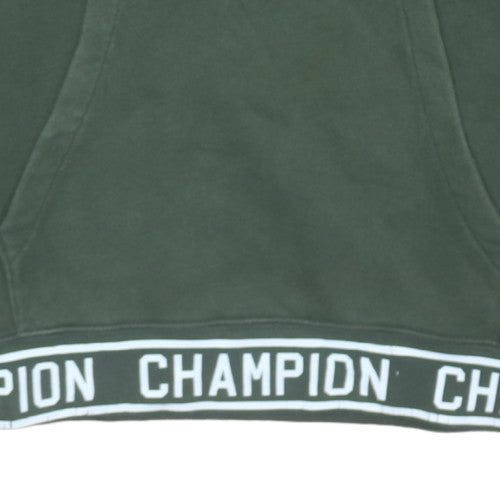 Champion Women’s Green Pullover Hoodie Medium Cotton Blend