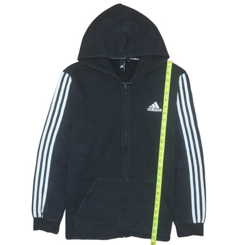 Adidas Men's Black Full Zip Hoodie Medium Sports Fleece