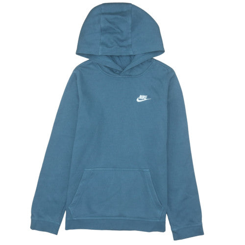 Nike Boys Blue Pullover Hoodie XL Fleece Lined Regular Fit
