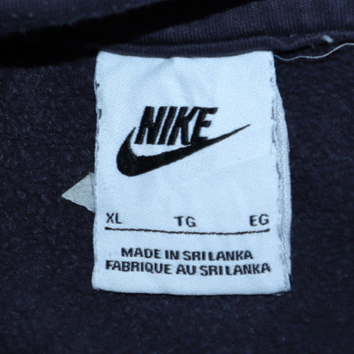 Nike Women’s Navy Blue Pullover Hoodie XL Cotton Blend