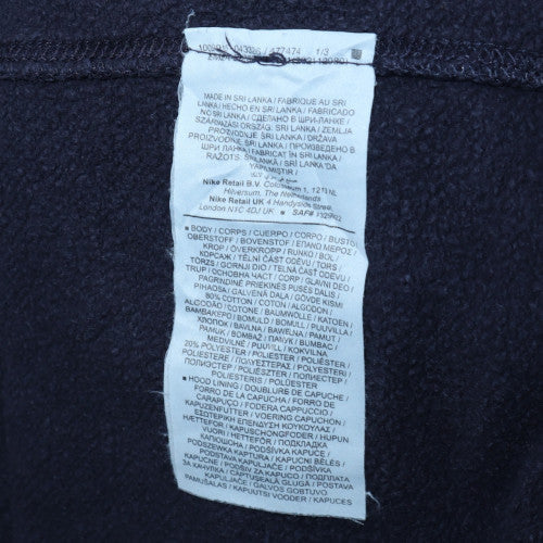Nike Women’s Navy Blue Pullover Hoodie XL Cotton Blend