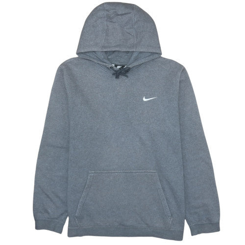 Nike Men's Grey XL Pullover Hoodie Fleece Logo Sweatshirt