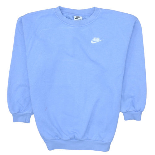 Nike Girls Blue Crew Neck Fleece Sweatshirt Size 146 G