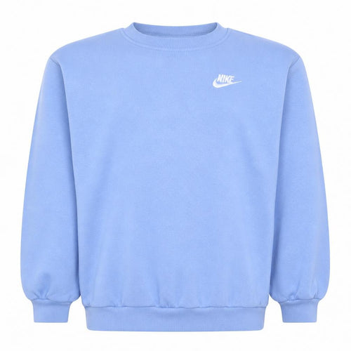 Nike Girls Blue Crew Neck Fleece Sweatshirt Size 146 G