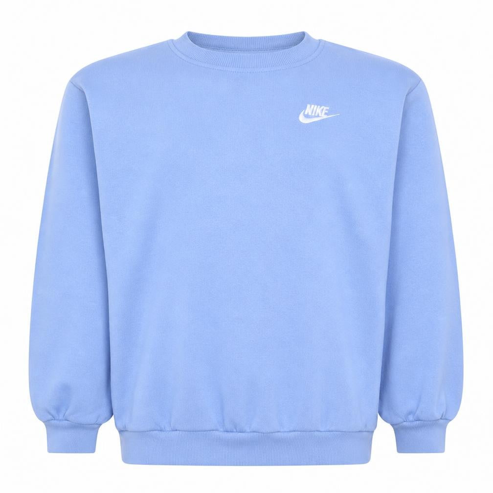 Nike Girls Blue Crew Neck Fleece Sweatshirt Size 146 G