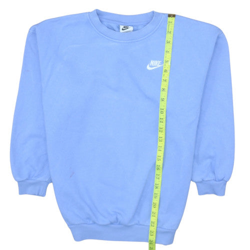 Nike Girls Blue Crew Neck Fleece Sweatshirt Size 146 G