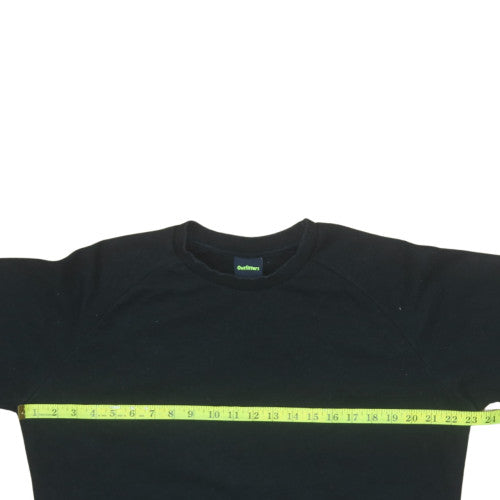 Outfitters Men's Black Crew Neck Pullover Sweatshirt Size M