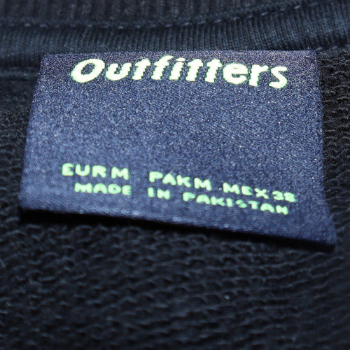 Outfitters Men's Black Crew Neck Pullover Sweatshirt Size M