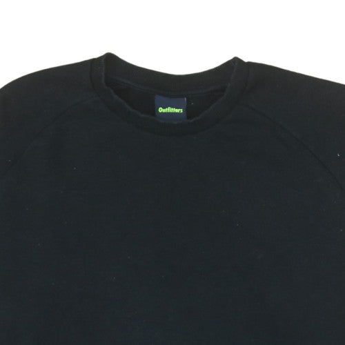 Outfitters Men's Black Crew Neck Pullover Sweatshirt Size M