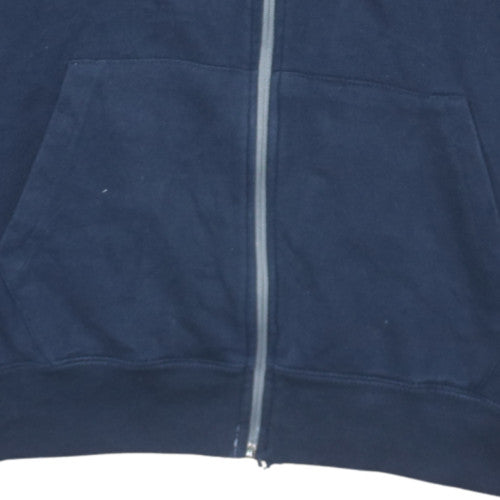 Umbro Men’s Blue Full Zip Hoodie Size L Regular Fit Sportswear