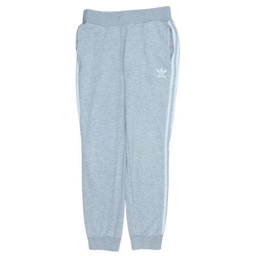 Adidas Women's Grey Track Pants UK 12 Jogger Style Sweatpants