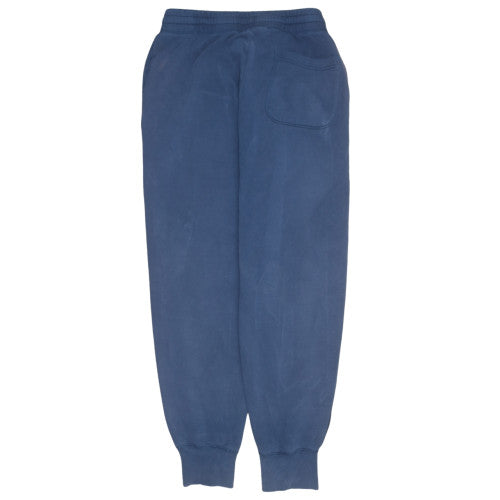 Converse Men’s Blue Jogger Sweatpants S Cotton Blend Drawstring