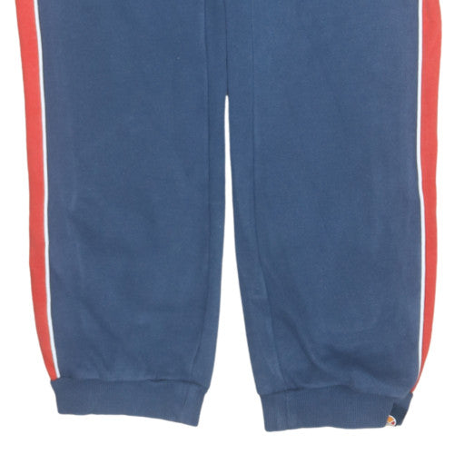 Ellesse Men’s Blue Jogger Trousers L Fleece Side Stripe Activewear