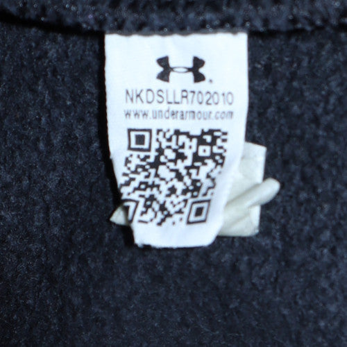 Under Armour Mens Blue Pullover Hoodie L Fleece ColdGear