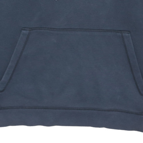 Under Armour Mens Blue Pullover Hoodie L Fleece ColdGear