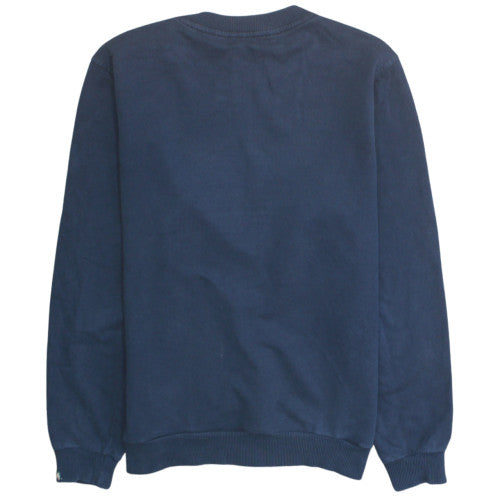 Armani Jeans Men's Blue Crew Neck Logo Sweatshirt Size M