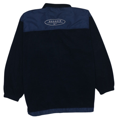 Nike Men's Blue 3XL Retro Fleece Bomber Jacket Zip Up Logo