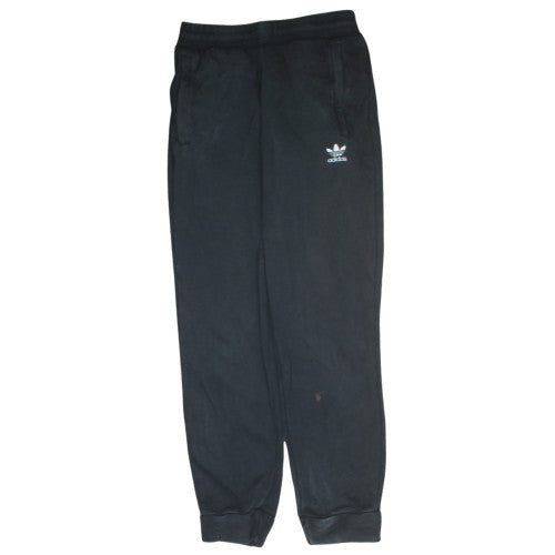adidas Mens Black Small Jogger Fleece Trousers Regular Fit