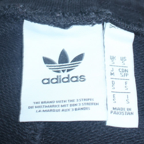 adidas Mens Black Small Jogger Fleece Trousers Regular Fit