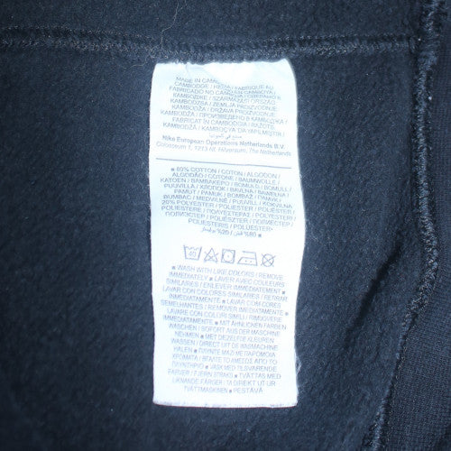 Nike Womens Black L Sweatshirt Crew Neck Pullover Cotton Blend