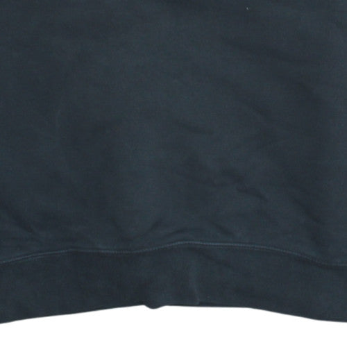 Nike Womens Black L Sweatshirt Crew Neck Pullover Cotton Blend