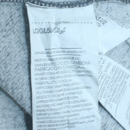 Under Armour Men's Grey Pullover Hoodie Size L Fleece Sweatshirt