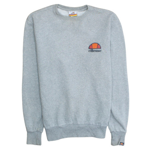 Ellesse Women's Grey Cotton Blend Pullover Sweatshirt Size S