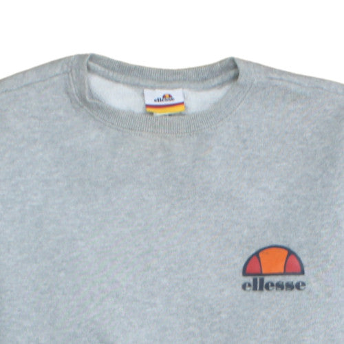 Ellesse Women's Grey Cotton Blend Pullover Sweatshirt Size S